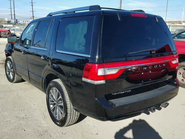 5LMJJ2JT4HEL03375 - 2017 LINCOLN NAVIGATOR BLACK photo 3