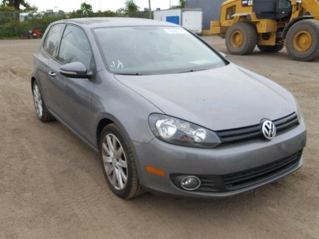 WVWBA7AJ0BW154567 - 2011 VOLKSWAGEN GOLF GRAY photo 1