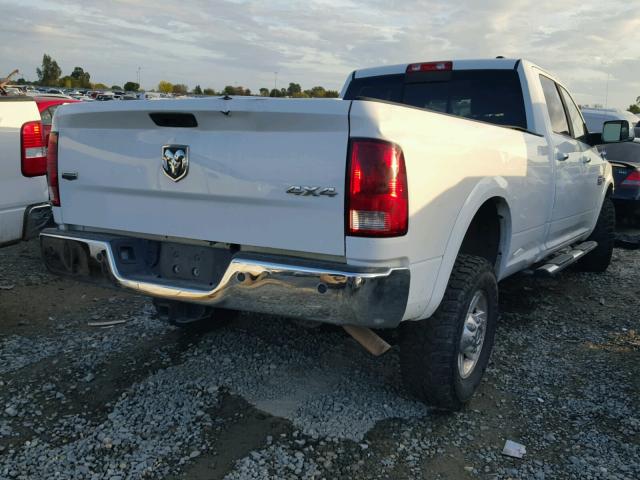 3C6TD5KT2CG266603 - 2012 RAM 2500 LARAM WHITE photo 4