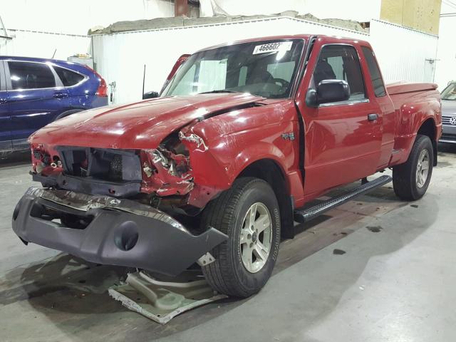 1FTZR45E62PA99068 - 2002 FORD RANGER SUP RED photo 2