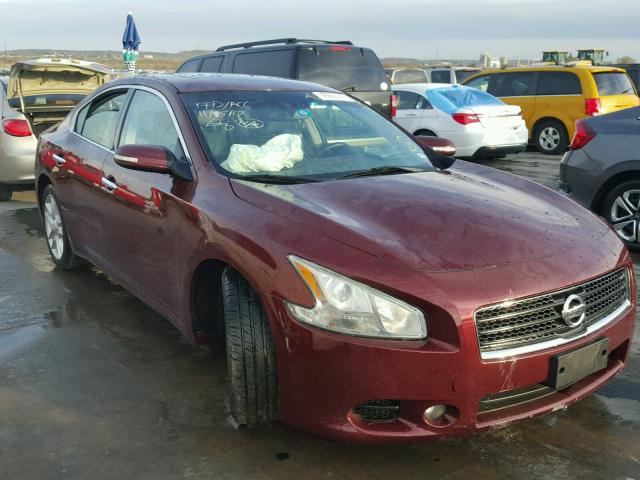 1N4AA5AP6BC848269 - 2011 NISSAN MAXIMA S MAROON photo 1