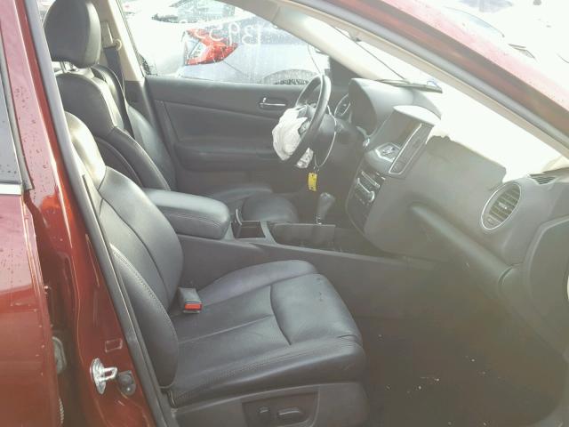 1N4AA5AP6BC848269 - 2011 NISSAN MAXIMA S Marron photo 5