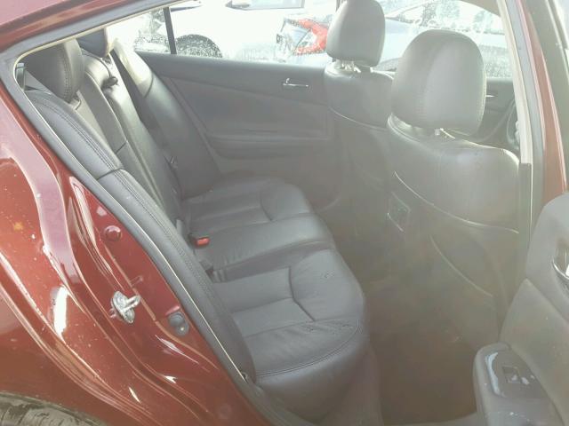 1N4AA5AP6BC848269 - 2011 NISSAN MAXIMA S Marron photo 6