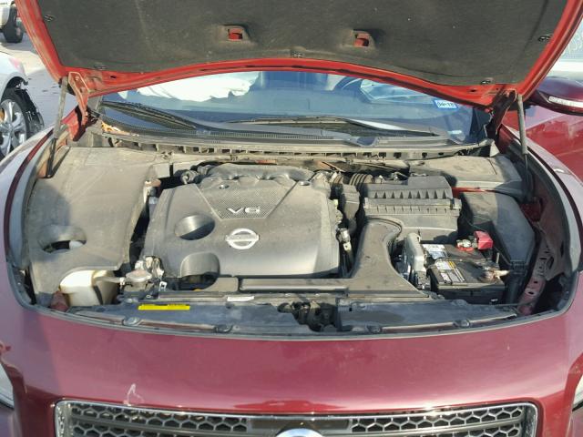 1N4AA5AP6BC848269 - 2011 NISSAN MAXIMA S Marron photo 7