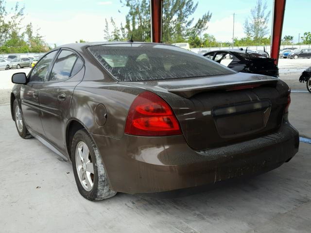 2G2WP552381185680 - 2008 PONTIAC GRAND PRIX BROWN photo 3