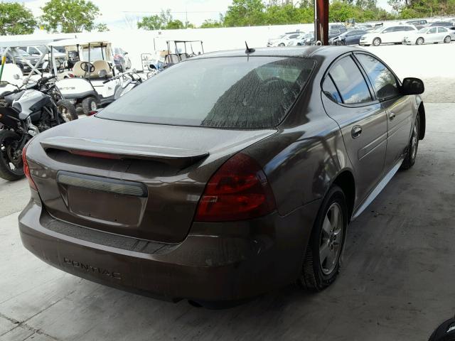2G2WP552381185680 - 2008 PONTIAC GRAND PRIX BROWN photo 4