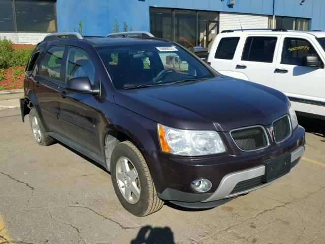 2CKDL63F976071333 - 2007 PONTIAC TORRENT PURPLE photo 1