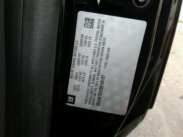 1G6DK1E37D0155187 - 2013 CADILLAC CTS PERFOR BLACK photo 10