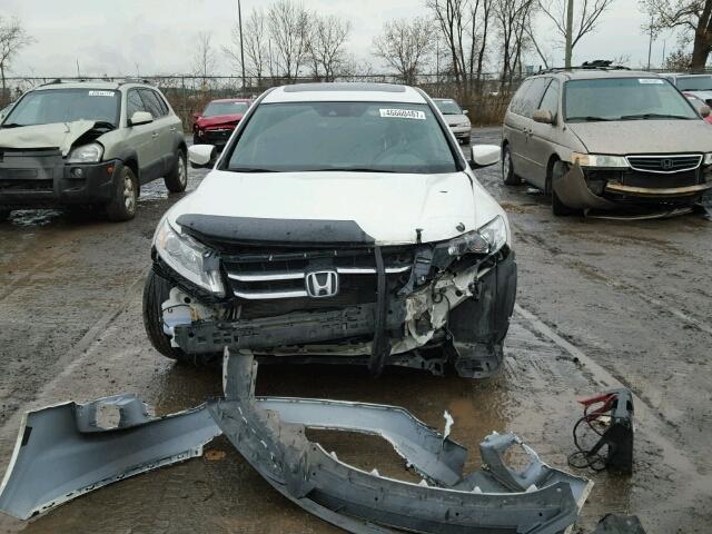 5J6TF2H54EL801067 - 2014 HONDA CROSSTOUR WHITE photo 9