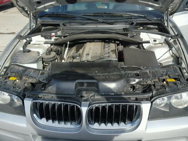 WBXPA93436WG89137 - 2006 BMW X3 3.0I SILVER photo 7