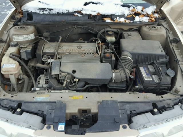 1G3NL52T71C255617 - 2001 OLDSMOBILE ALERO GL GOLD photo 7