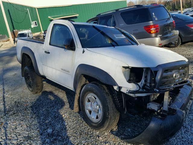 5TEPX4EN9AZ747460 - 2010 TOYOTA TACOMA WHITE photo 1