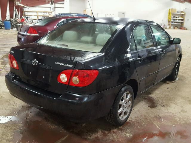 2T1BR32E66C638454 - 2006 TOYOTA COROLLA CE BLACK photo 4