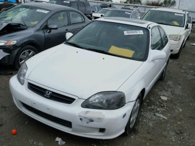 1HGEJ8248YL041103 - 2000 HONDA CIVIC EX თეთრი ფოტო 2
