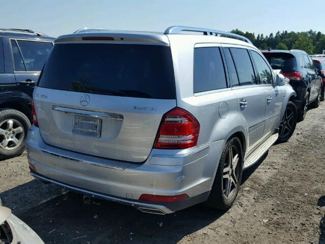 4JGBF2FE7BA697830 - 2011 MERCEDES-BENZ GL 350 BLU SILVER photo 4