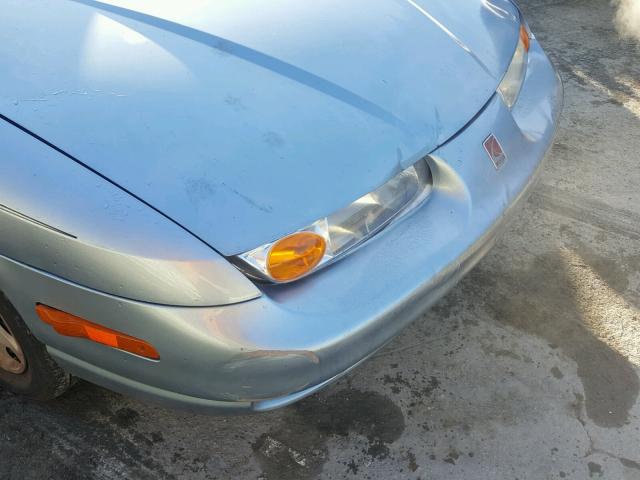 1G8ZH52882Z118547 - 2002 SATURN SL1 BLUE photo 9