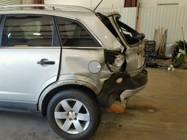 3GNAL2EK6CS532178 - 2012 CHEVROLET CAPTIVA SP SILVER photo 9