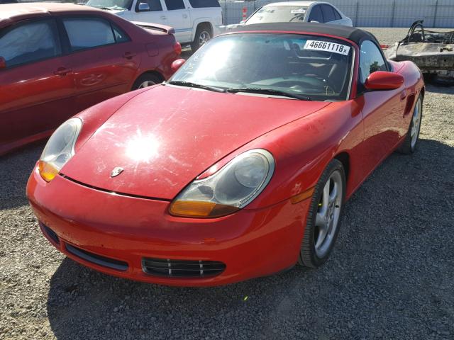 WP0CB29831U660944 - 2001 PORSCHE BOXSTER S RED photo 2