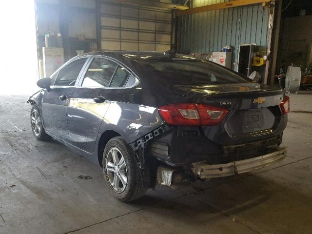 1G1BE5SM0G7270864 - 2016 CHEVROLET CRUZE LT GRAY photo 3