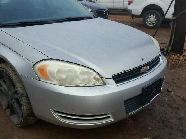 2G1WT55K869262347 - 2006 CHEVROLET IMPALA LT SILVER photo 9