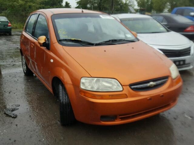 KL1TD66677B751621 - 2007 CHEVROLET AVEO BASE Қызғылт сары фото 1