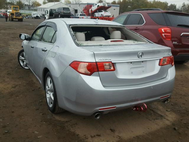 JH4CU2F46CC026417 - 2012 ACURA TSX SILVER photo 3