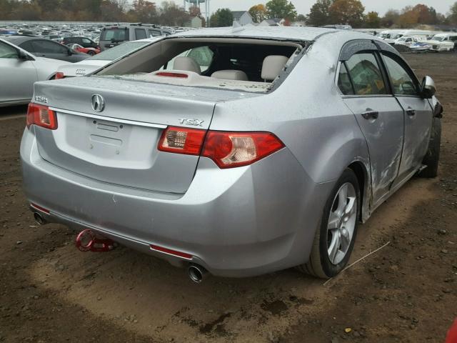 JH4CU2F46CC026417 - 2012 ACURA TSX SILVER photo 4