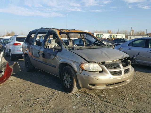 1D4GP44363B121469 - 2003 DODGE GRAND CARA BURN photo 1