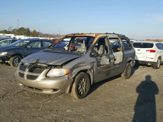 1D4GP44363B121469 - 2003 DODGE GRAND CARA BURN photo 2