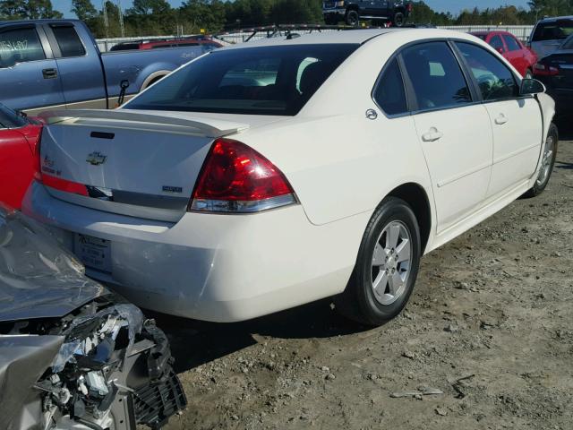 2G1WT57K491102014 - 2009 CHEVROLET IMPALA 1LT WHITE photo 4