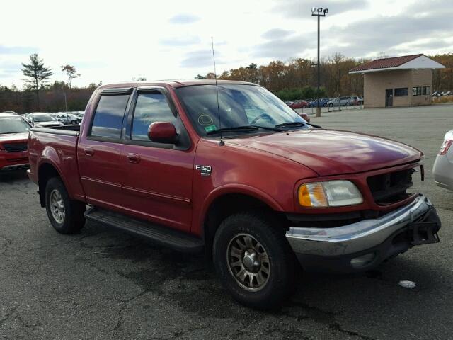 1FTRW08L52KB68809 - 2002 FORD F150 SUPER RED photo 1