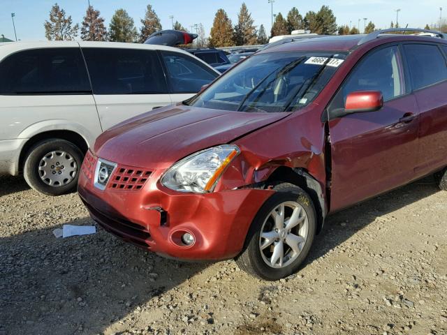 JN8AS58V78W147148 - 2008 NISSAN ROGUE S RED photo 9