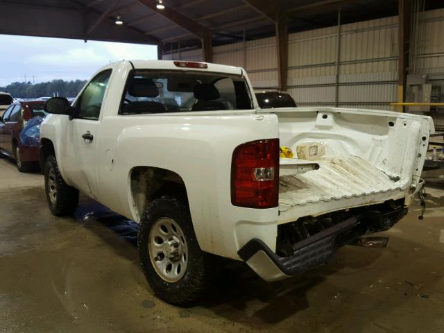 1GCEK14C07Z651757 - 2007 CHEVROLET SILVERADO WHITE photo 3