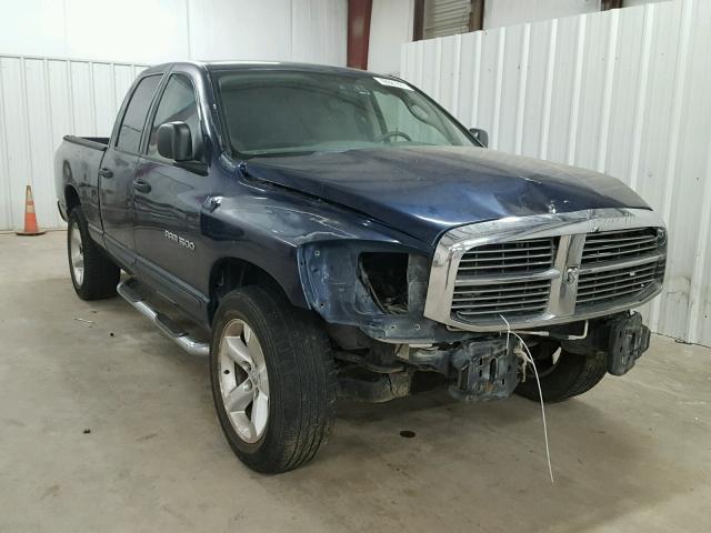 1D7HA18NX6S572816 - 2006 DODGE RAM 1500 S BLUE photo 1