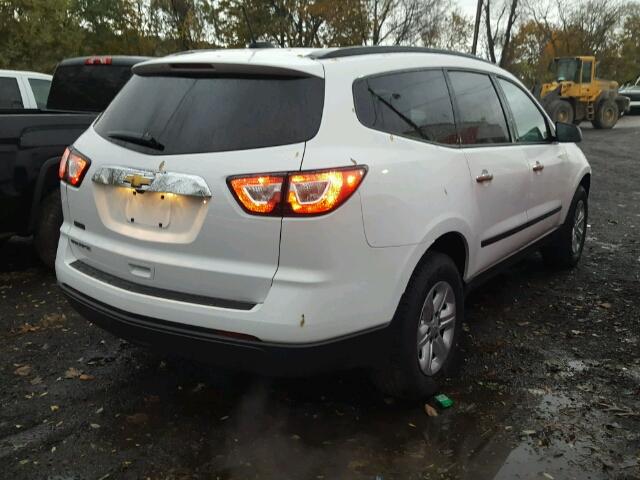 1GNKRFED9HJ336109 - 2017 CHEVROLET TRAVERSE L WHITE photo 4