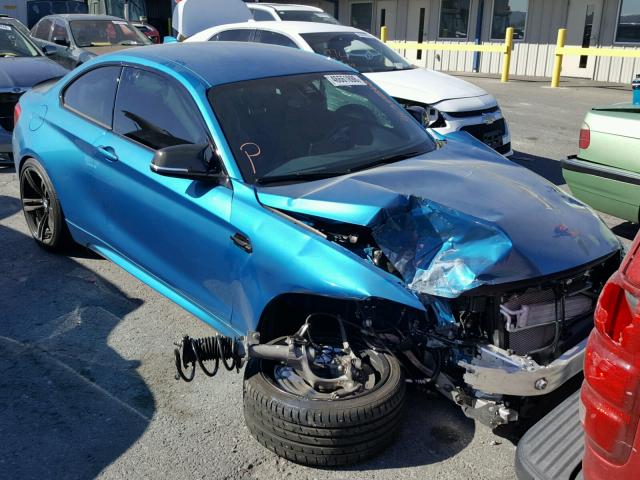 WBS1J5C5XJVD37071 - 2018 BMW M2 蓝色 照片 1