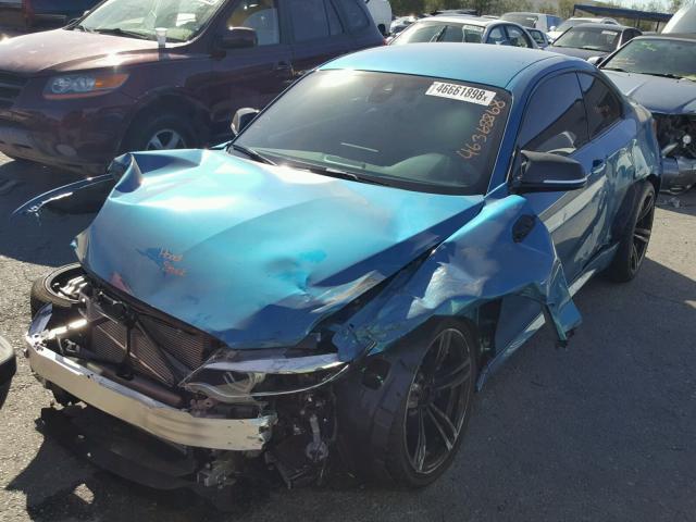 WBS1J5C5XJVD37071 - 2018 BMW M2 蓝色 照片 2