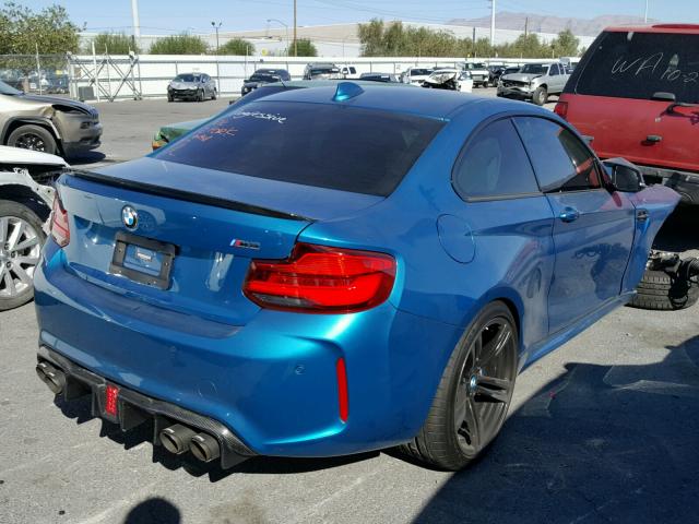 WBS1J5C5XJVD37071 - 2018 BMW M2 蓝色 照片 4