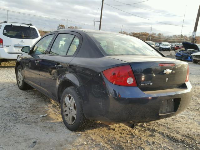 1G1AL55F467838322 - 2006 CHEVROLET COBALT LT BLACK photo 3