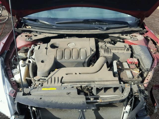 1N4AL2AP9CC152970 - 2012 NISSAN ALTIMA BAS MAROON photo 7