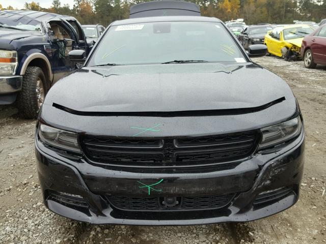 2C3CDXHG9FH725231 - 2015 DODGE CHARGER SX BLACK photo 9