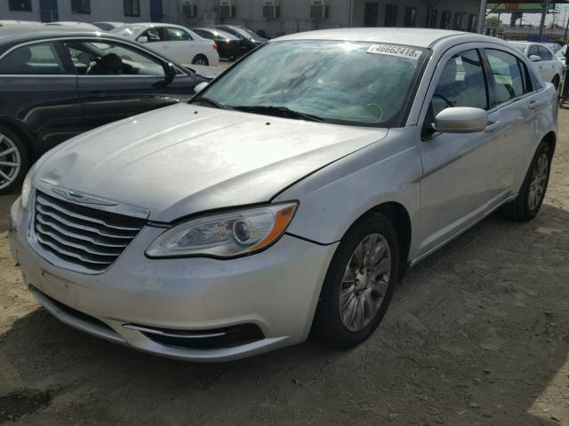 1C3CCBAB9CN155772 - 2012 CHRYSLER 200 LX SILVER photo 2