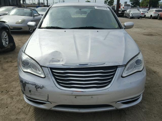 1C3CCBAB9CN155772 - 2012 CHRYSLER 200 LX SILVER photo 9