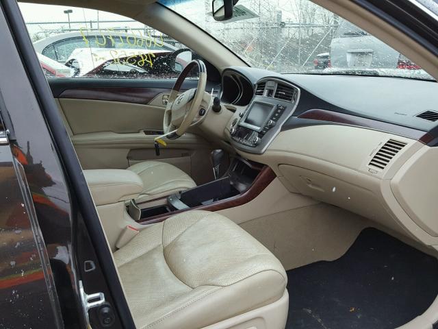 4T1BK3DB3BU384511 - 2011 TOYOTA AVALON BAS Siyah fotoğraf 5