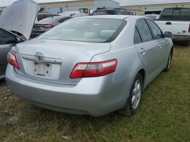 4T1BE46K77U058115 - 2007 TOYOTA CAMRY NEW SILVER photo 4