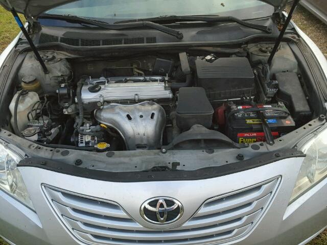 4T1BE46K77U058115 - 2007 TOYOTA CAMRY NEW SILVER photo 7