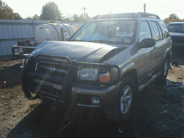 JN8DR09Y04W921321 - 2004 NISSAN PATHFINDER SILVER photo 2