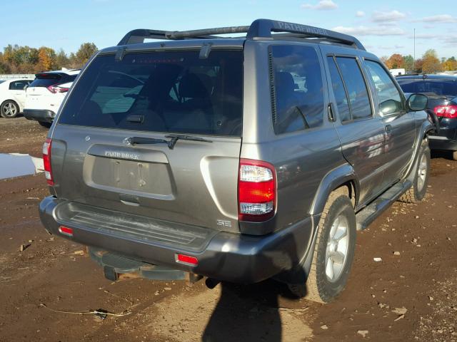 JN8DR09Y04W921321 - 2004 NISSAN PATHFINDER SILVER photo 4