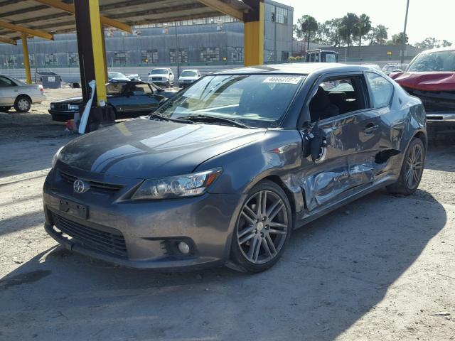 JTKJF5C73D3045052 - 2013 TOYOTA SCION TC GRAY photo 2