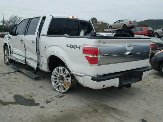 1FTFW1ETXBFC85050 - 2011 FORD F150 SUPER WHITE photo 3